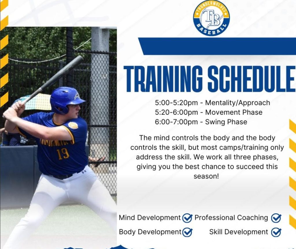 training schedule